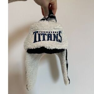 NFL Team Apparel Tennessee Titans Faux Sherpa Lined Hat